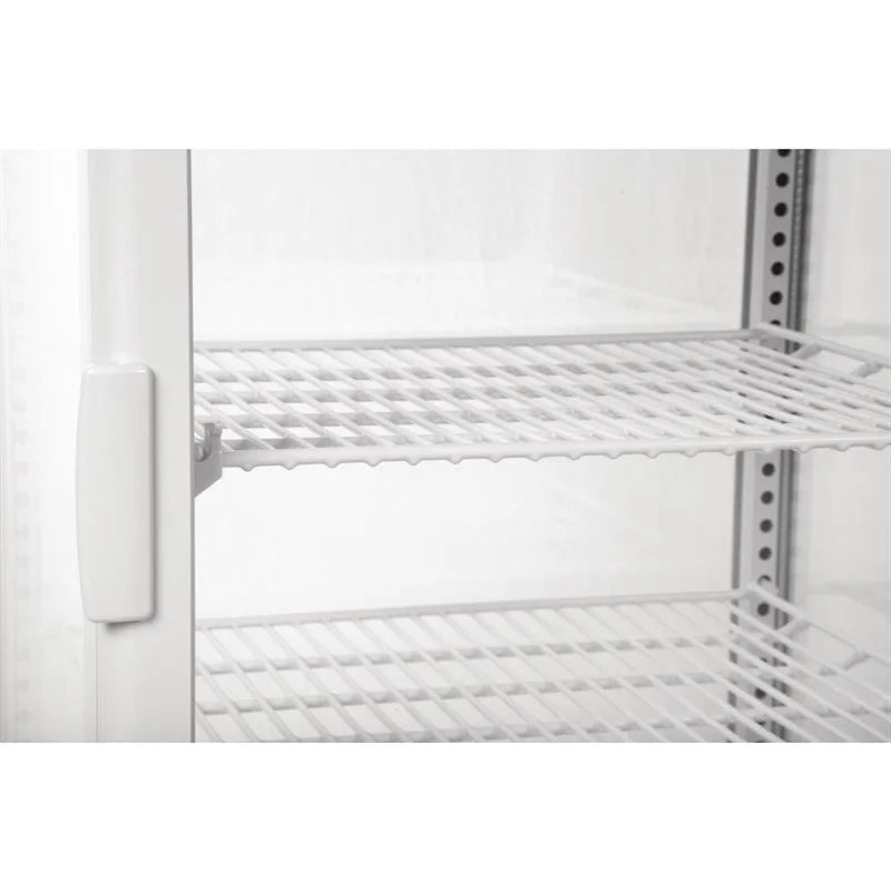 Polar C-Serie Tischkühlvitrine 68 Liter mit gebogener Tür, weiß