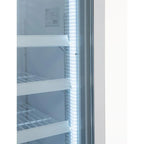 Polar G-Serie Gefrierschrank 412 Liter mit Glastür, weiß