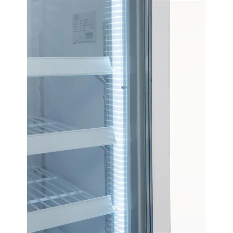 Polar G-Serie Gefrierschrank 412 Liter mit Glastür, weiß