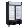 Polar G-Serie Getränkekühlschrank 950 Liter mit 2 Klapptüren, schwarz