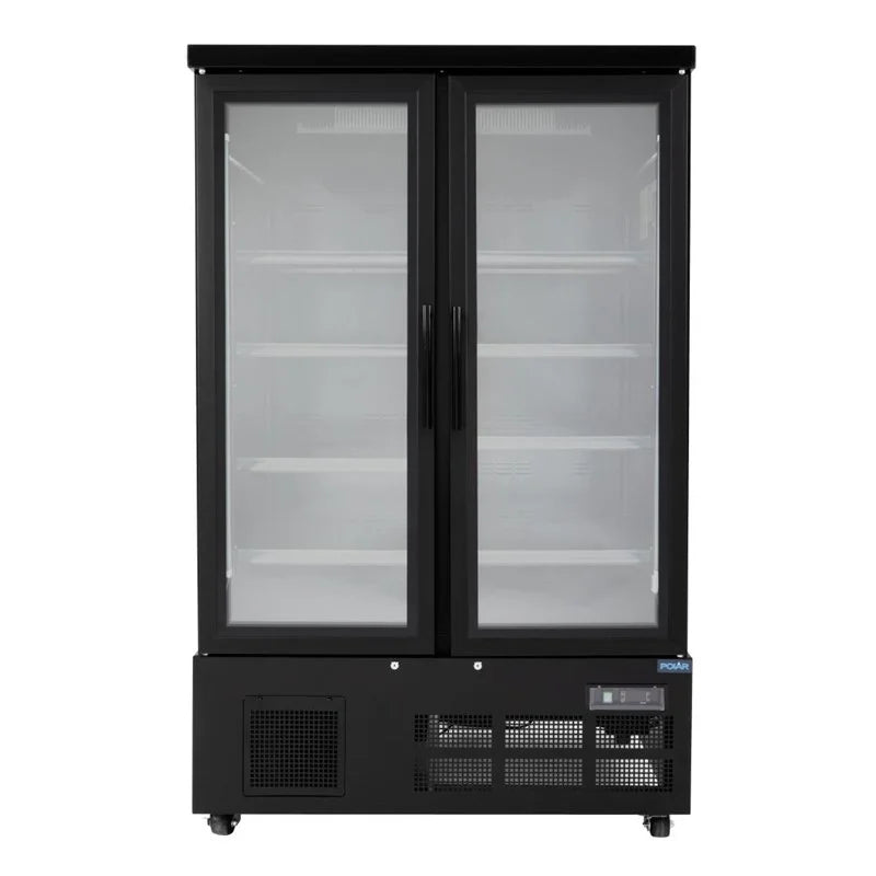 Polar G-Serie Getränkekühlschrank 744 Liter 2-türig, schwarz