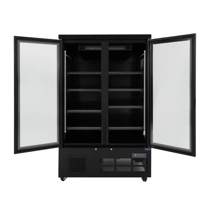 Polar G-Serie Getränkekühlschrank 744 Liter 2-türig, schwarz