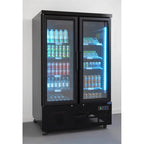 Polar G-Serie Getränkekühlschrank 744 Liter 2-türig, schwarz