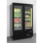 Polar G-Serie Getränkekühlschrank 744 Liter 2-türig, schwarz