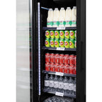 Polar G-Serie Getränkekühlschrank 744 Liter 2-türig, schwarz