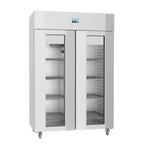 Polar U-Serie Gastro Gefrierschrank 1400 Liter mit Glastür, hohe Energieeffizienz