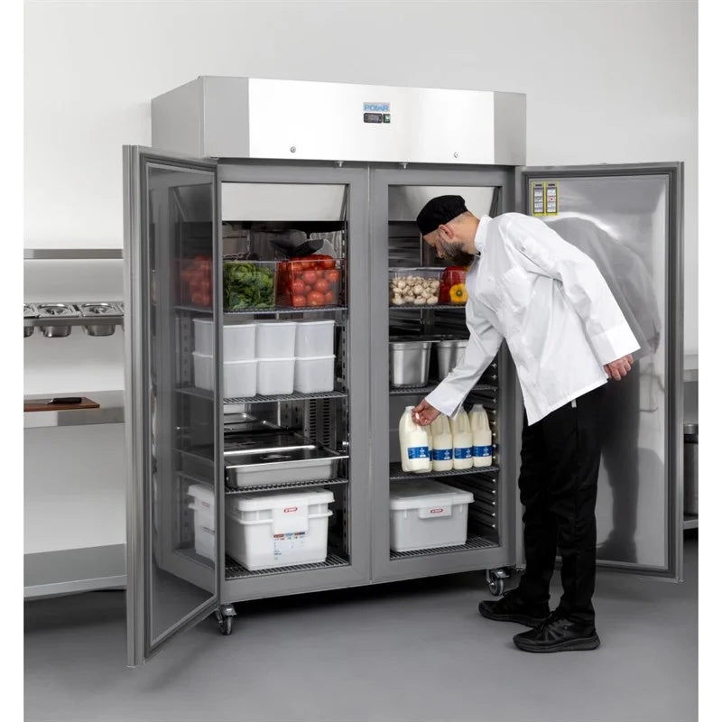 Polar U-Serie Gastro Kühlschrank 1400 Liter, hohe Energieeffizienz
