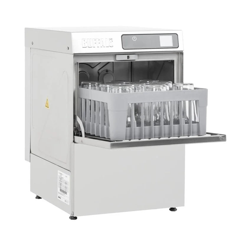 Buffalo Digitaler Gläserspüler für die Arbeitsplatte 350mm Korb 3.3kW