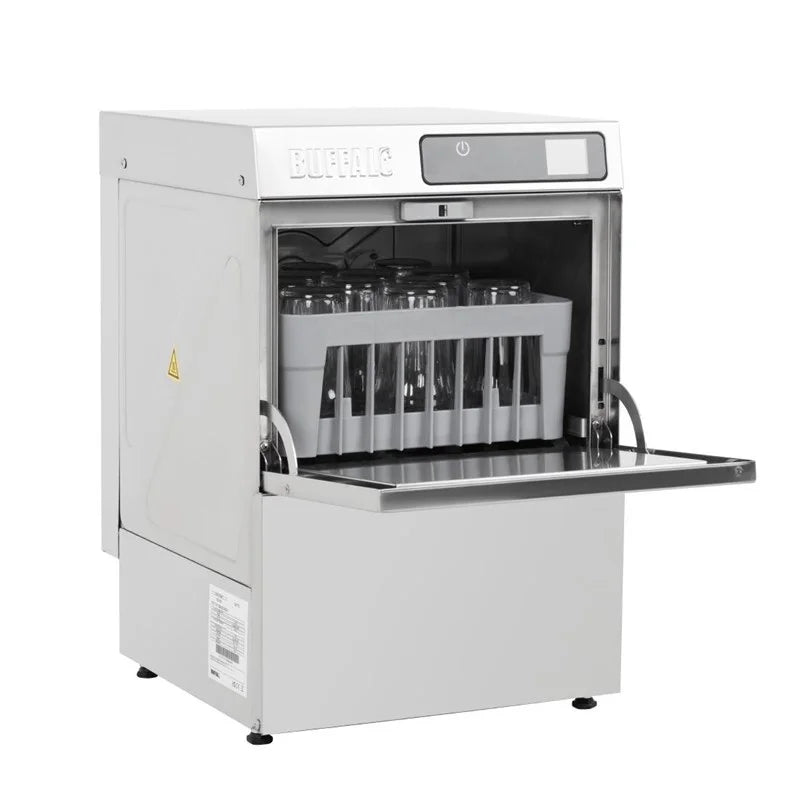 Buffalo Digitaler Gläserspüler für die Arbeitsplatte 350mm Korb 3.3kW