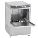 Gläserspülmaschine ECO 40x40 cm Korbmaß, mit Reiniger- & Klarspüldosierer, mit Ablaufpumpe & Enthärter, Made in Europe, 230 Volt