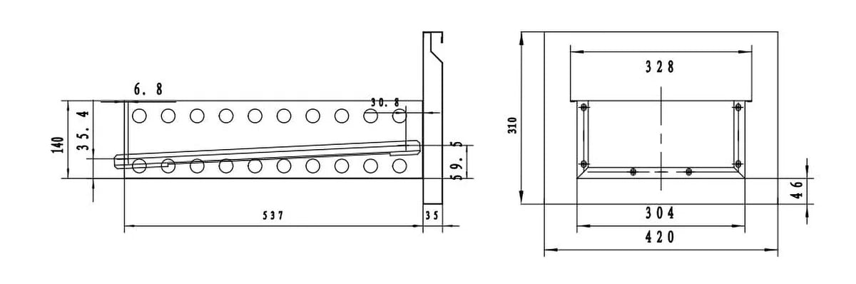 Kühltisch ECO 0/4 - GN 1/1