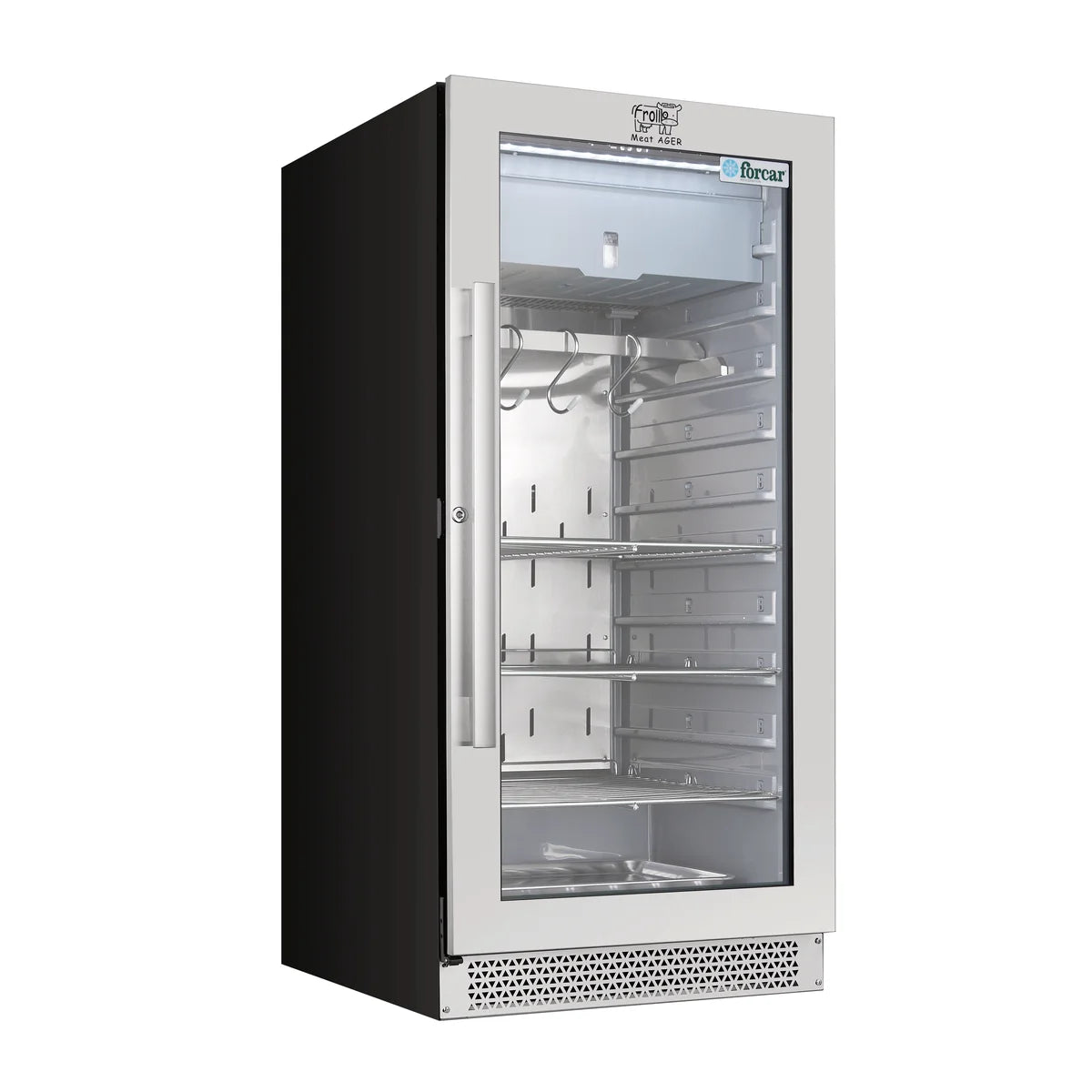 FORCAR Fleischreifeschrank Dry-Ager MA120N 233 Liter, freistehend & einbaufähig