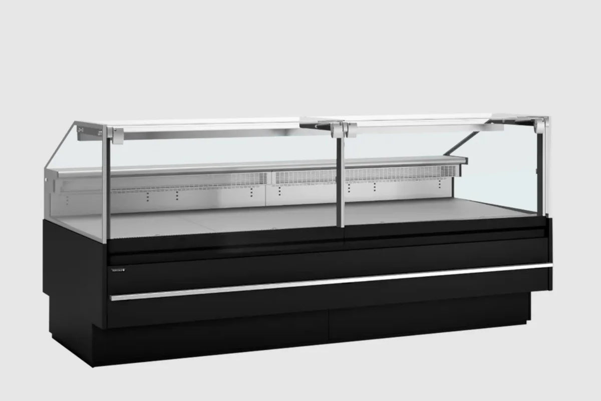 Tefcold Bedien-Kühltheke SOCA25090B 2548 mm, LED, schwarz
