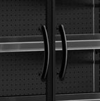 Tefcold Supermarkt Wandkühlregal Multideck MDCA1250HB schwarz, 1330 mm