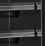 Tefcold Supermarkt Wandkühlregal Multideck MDCA1250HB schwarz, 1330 mm