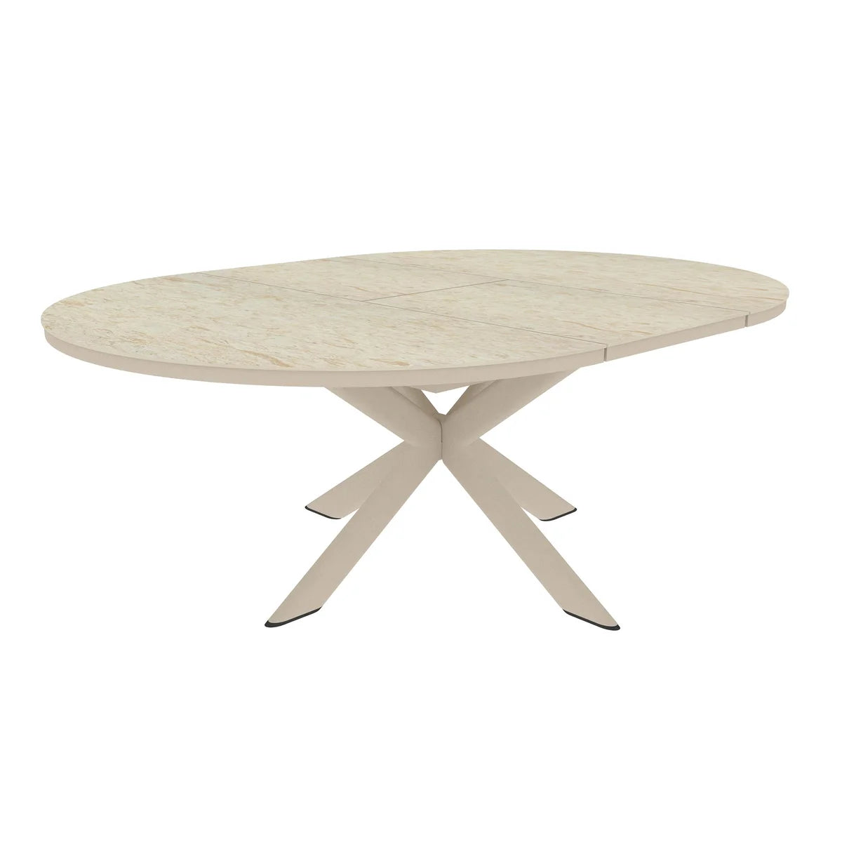 barths Fellow ausziehbarer Dining-Tisch 145/200 x 145 cm - Sand