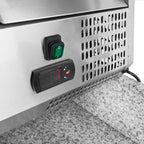 Pizzakühltisch ECO 3/0 mit Kühlaufsatz ECO 10x GN 1/4