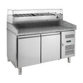 Pizzakühltisch ECO 2/0 mit Kühlaufsatz 7x GN 1/4