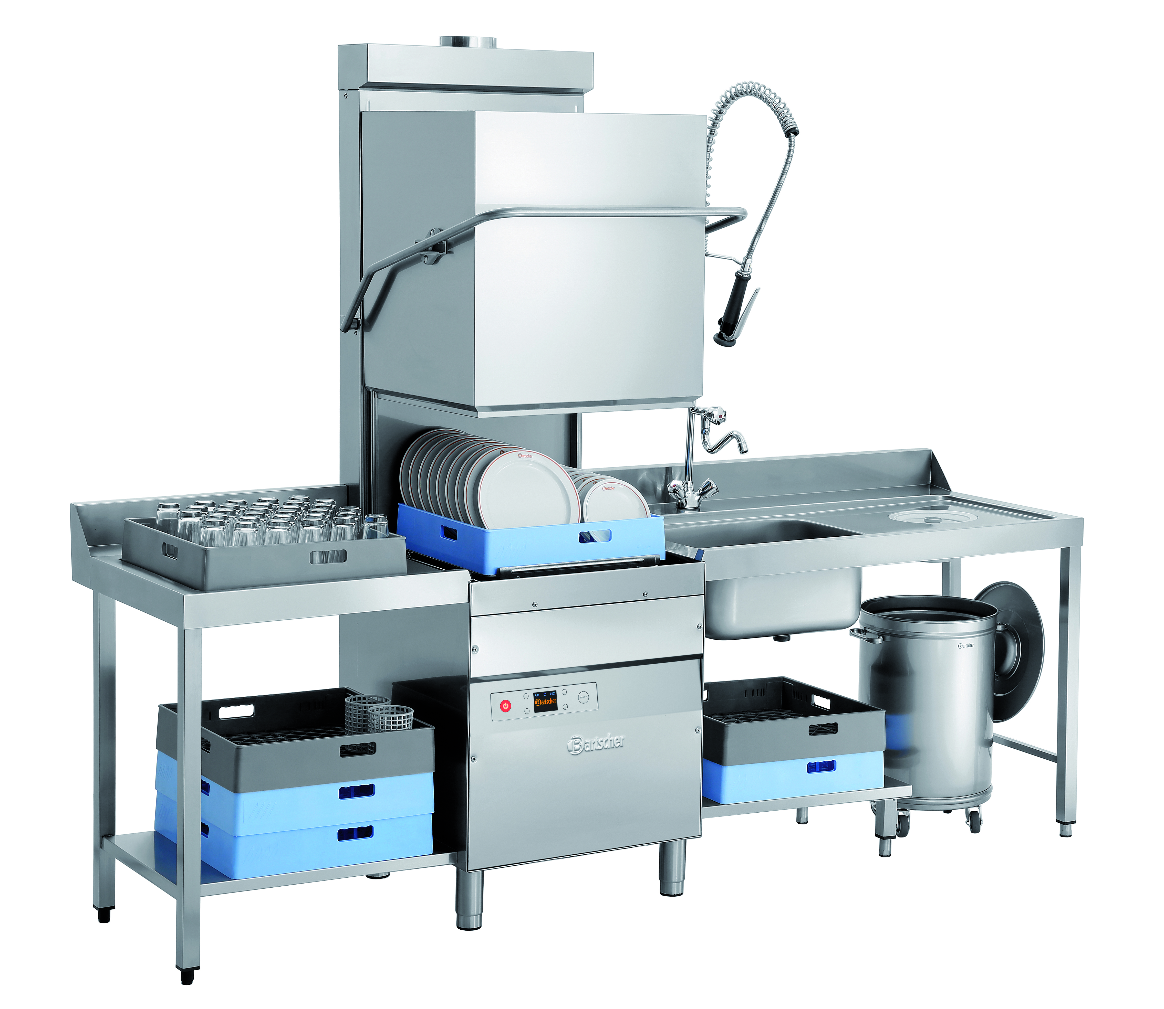 Bartscher Durchschub-Spülmaschine DS 2501eco | Gastro Spülmaschine