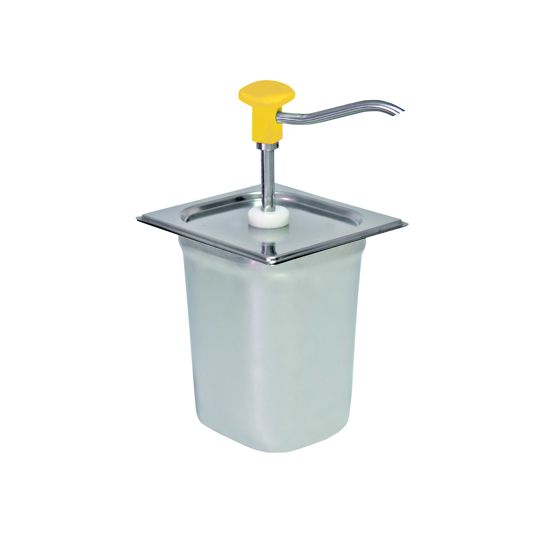 Dosierspender GN 1/6, gelb - 3 Liter
