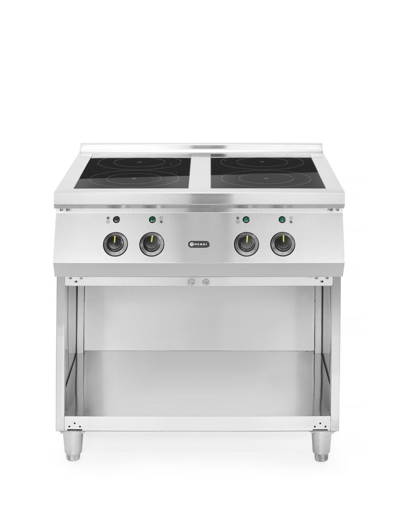Hendi 4-flammiger Induktionsherd, 400V/17000W, 800x720x(H)854mm