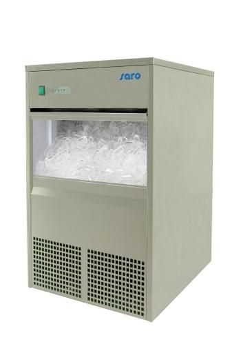 Saro Hohlkegel Eisbereiter 50 kg - Gastro Eiswürfelmaschine, 0,26 kW, 40-50kg/24 h, 10 kg Vorratsbehälter, Festwasseranschluss, Luftgekühlt