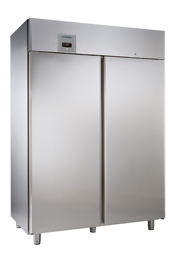 Gastro Alpeninox Umluft-Gewerbetiefkühlschrank TKU 1402 COMFORT | Gefrierschrank Edelstahl | Gewerbe Tiefkühlschrank