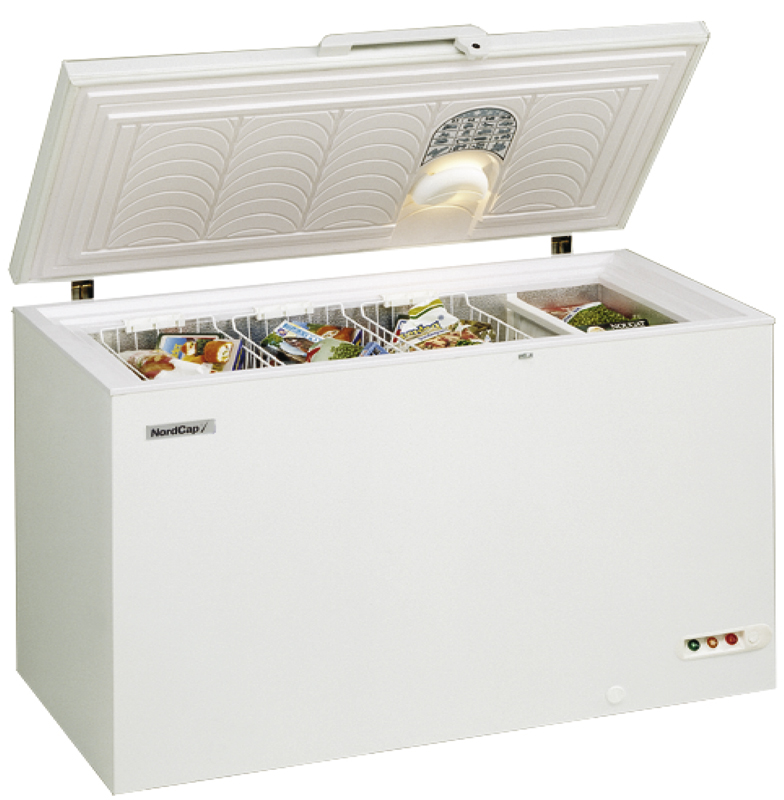 NordCap Energiespar-Tiefkühltruhe EL 31 XLE mit Klappdeckel | Eistruhe | Eiskühltruhe | Gefriertruhe, GastroHero
