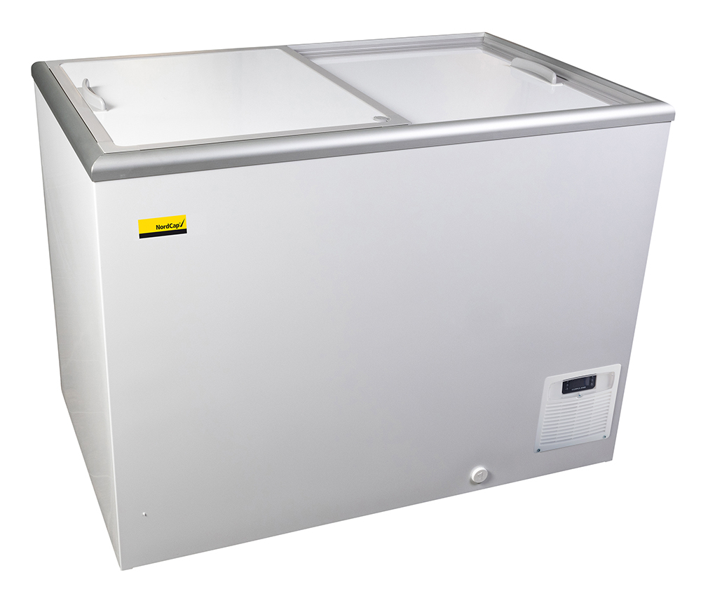 Nordcap Kühl- | Tiefkühlkombination CUBE COMBI 35 | Eistruhe | Eiskühltruhe | Gefriertruhe, GastroHero