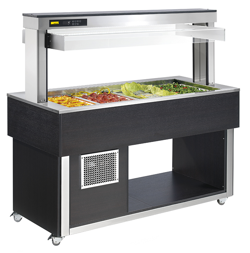 NordCap Salatbar TR-GREEN 6/1 mit statischer Kühlung