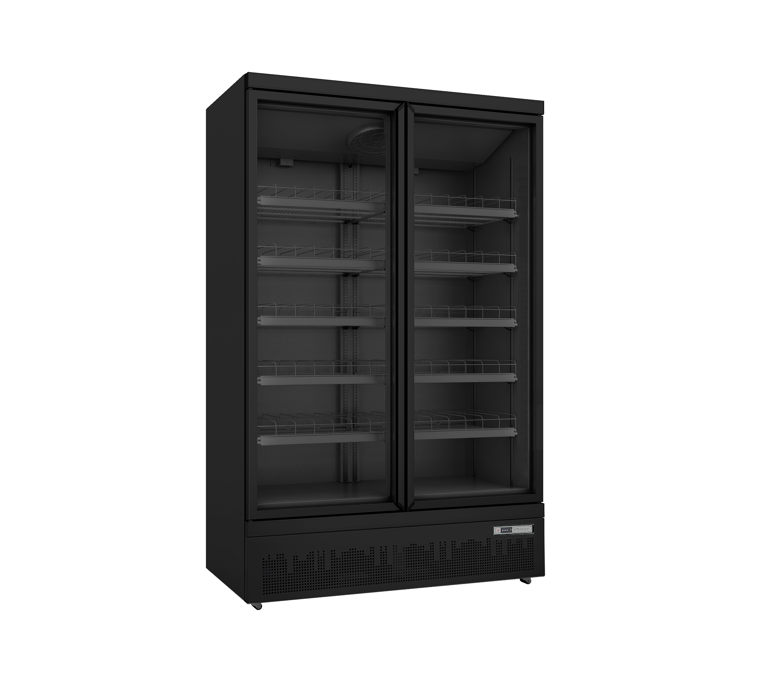 SARO Kühlschrank mit 2 Glastüren, Modell GTK 1000 PRO | Gastro Kühlschrank | Flaschenkühlschrank | Kühlschrank Flaschen | Flaschenkühlschrank Glastür