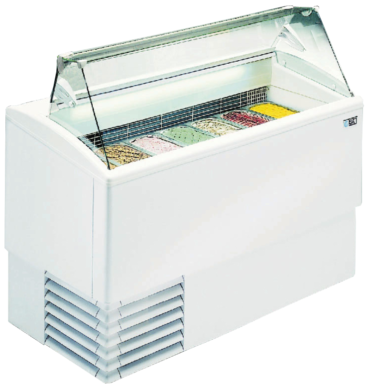 COOL-LINE Speiseeisvitrine ISETTA 6 TP STD