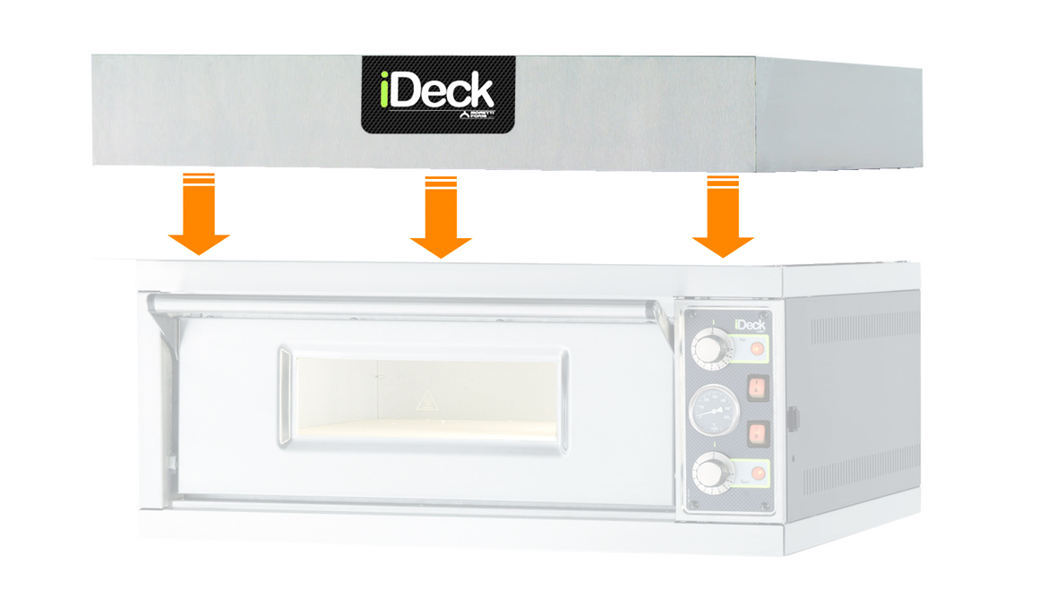 Moretti Abdeckhaube für Pizzaofen iDeck 72.72