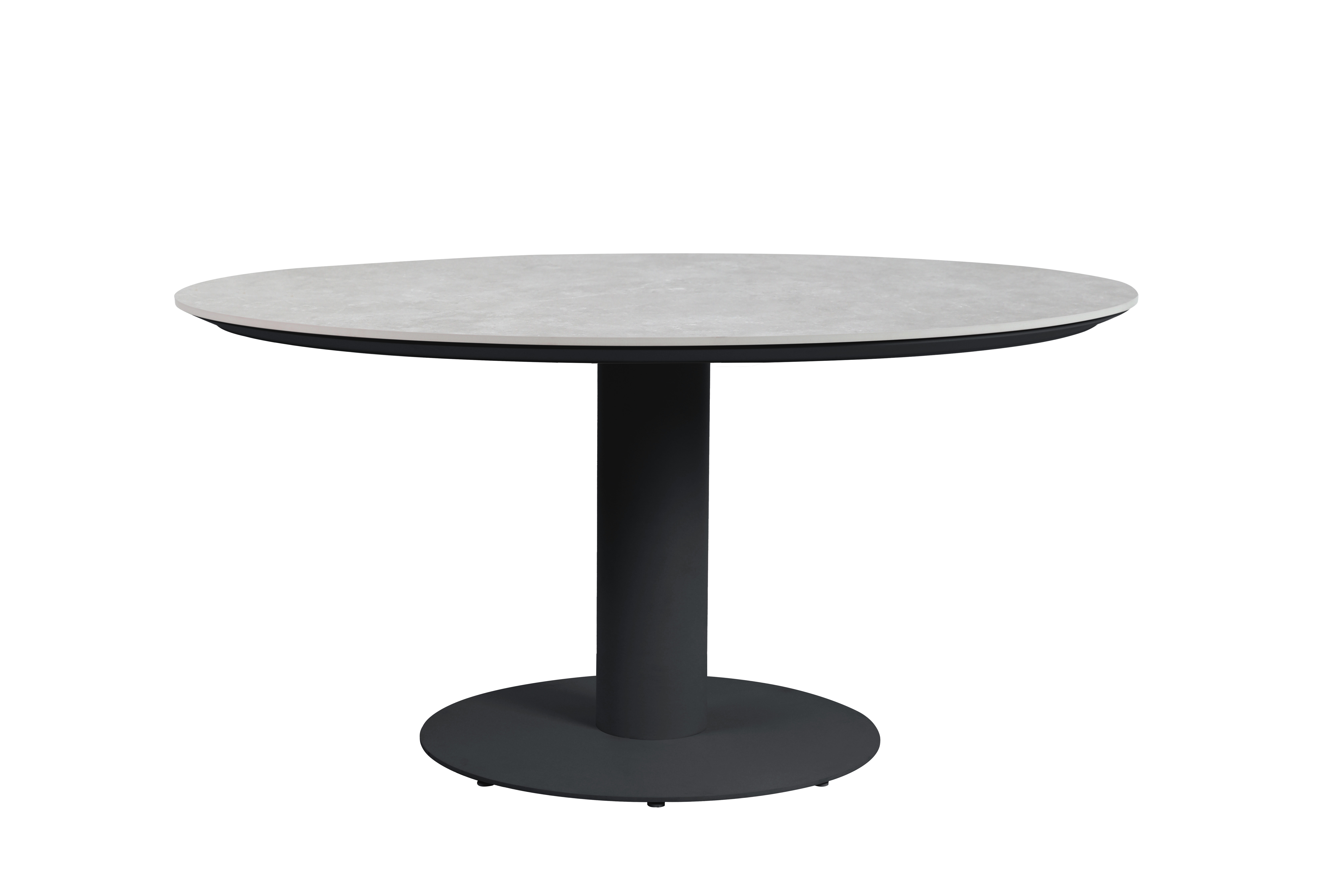 barths Porto runder Dining-Tisch Ø 150 cm - Anthrazit für Gastro & Gewerbe