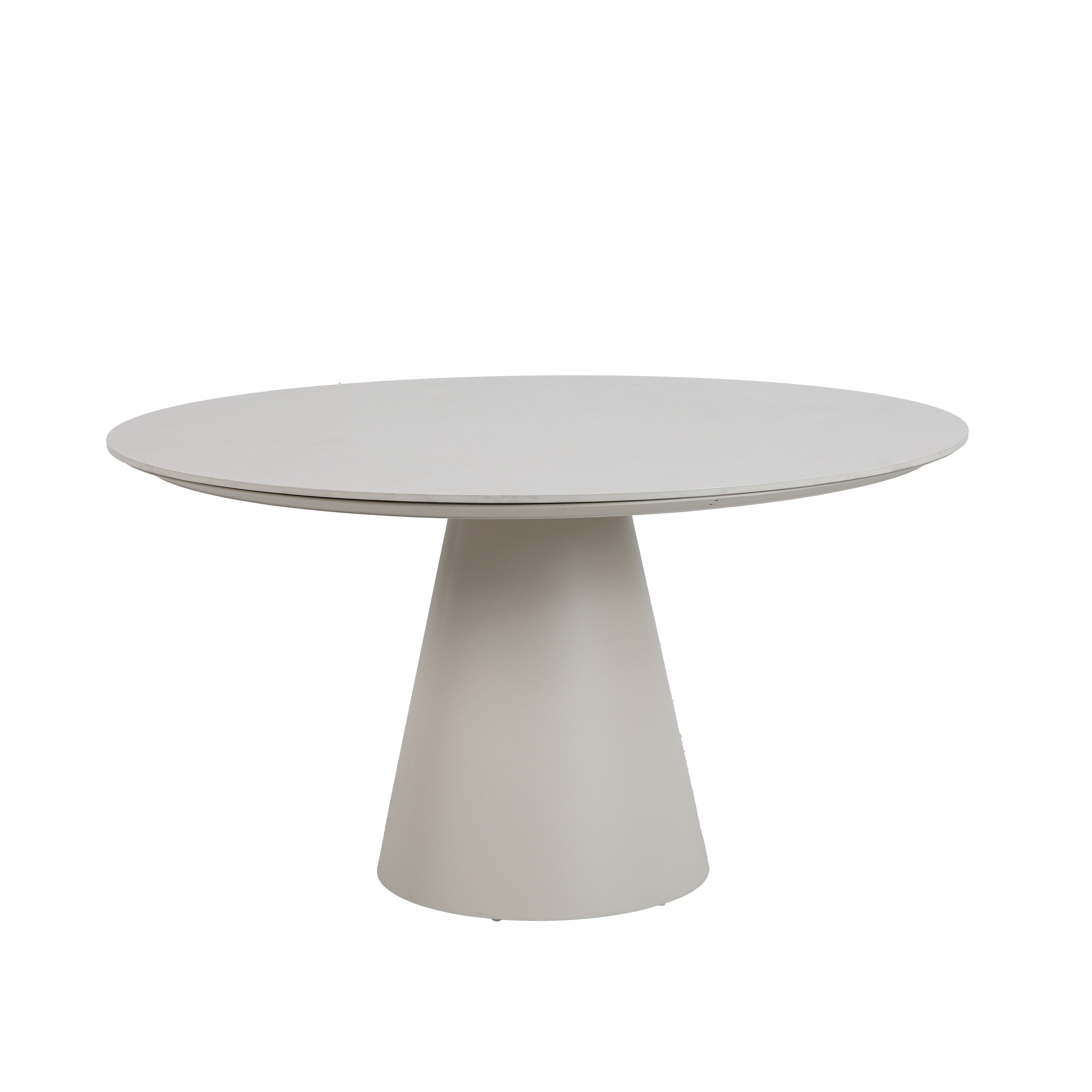 barths Cuba runder Dining-Tisch Ø 140 cm - Sand für Gastro & Gewerbe