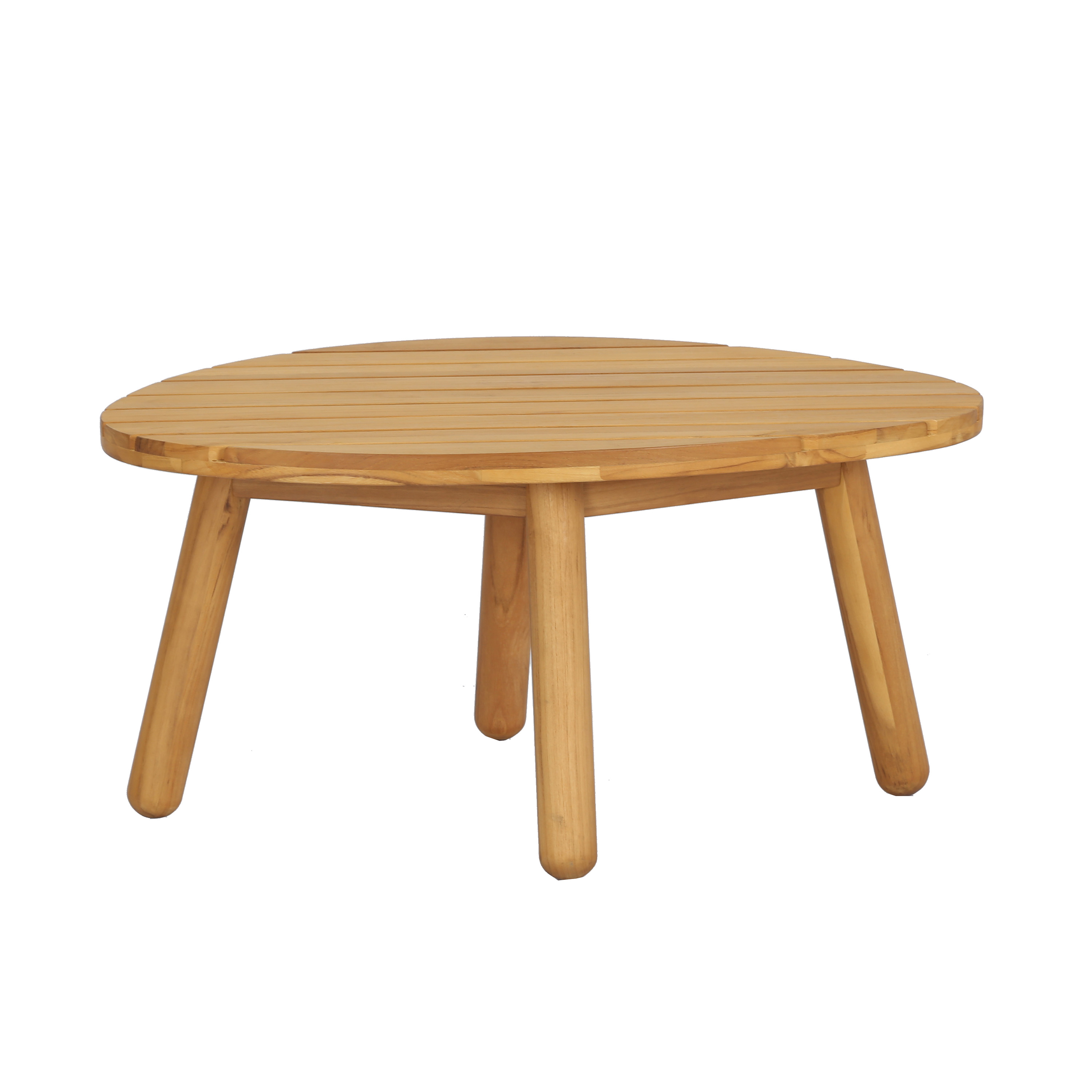 barths Lungo Beistelltisch 70 x 45 cm - Teak für Gastro & Gewerbe