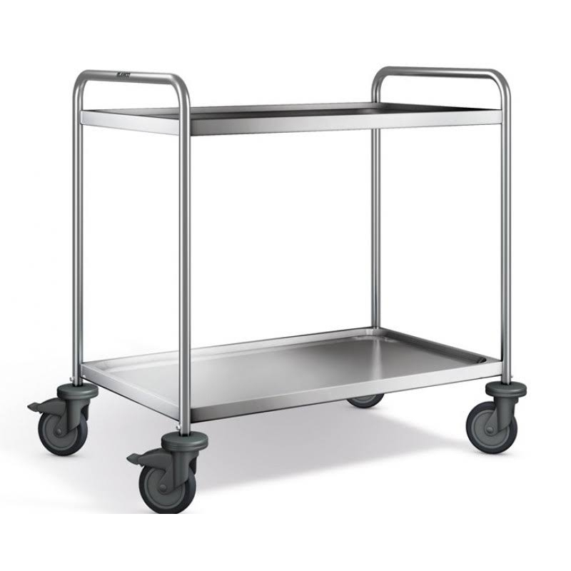 B.PRO Servierwagen SW 9 x 6-2, Kunststoffrollen