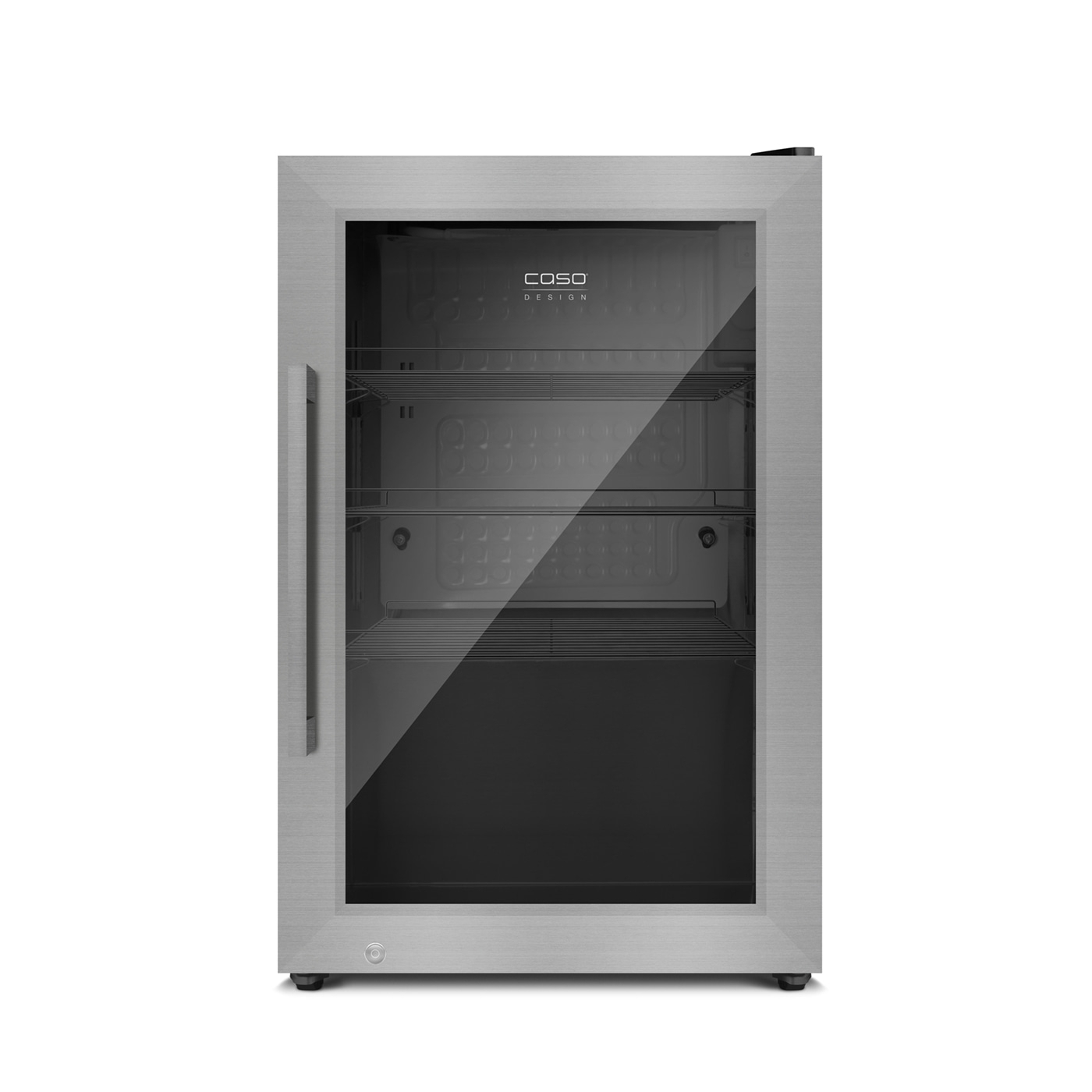 CASO Design BBQ- Cooler S -R Getränkekühlschrank Small | Gastro Kühlschrank | Flaschenkühlschrank | Kühlschrank Flaschen | Flaschenkühlschrank Glastür