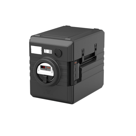 Rieber Thermobox 52 Liter Frontlader mit digitaler Umluftheizung, schwarz | Warmhaltebox | Wärmeboxen bei GastroHero