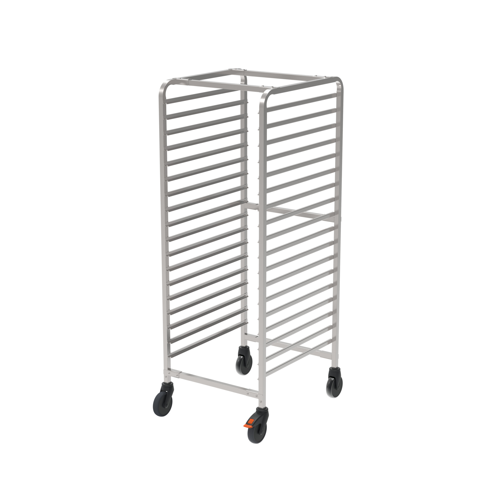 Rieber GN-Regalwagen 2/1 zerlegbar mit Abweiserrollen