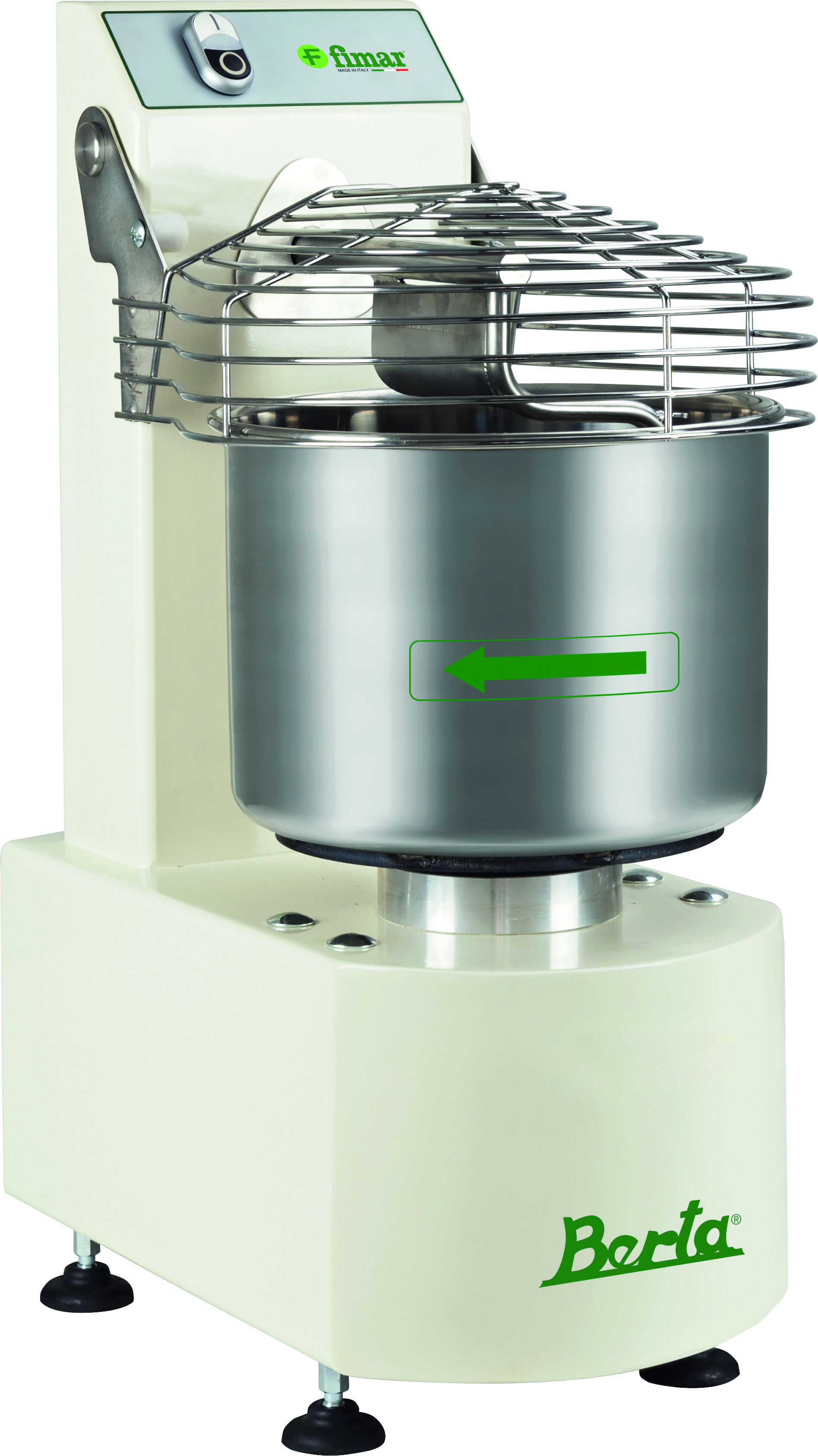 FIMAR Teigknetmaschine BERTA15 400 Volt - 20L, 2 Geschwindigkeiten | Teigrührmaschine | Knetmaschine| Mischmaschine bei GastroHero