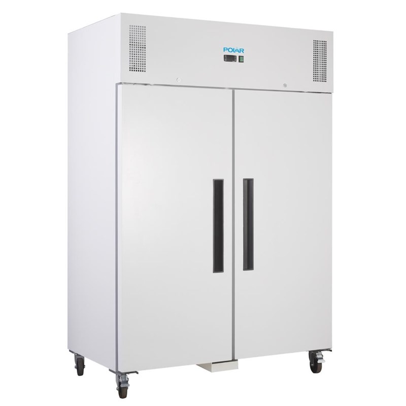Edelstahl Polar G-Serie Gastro Kühlschrank 1200 Liter 2-türig weiß | Gastro Kühlschrank 2-türig