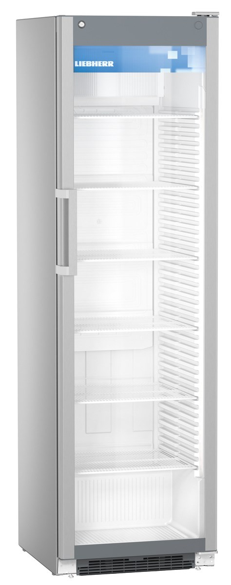 Liebherr Glastürkühlschrank FKDv 4503 Premium silber | Gastro Kühlschrank | Flaschenkühlschrank | Kühlschrank Flaschen | Flaschenkühlschrank Glastür