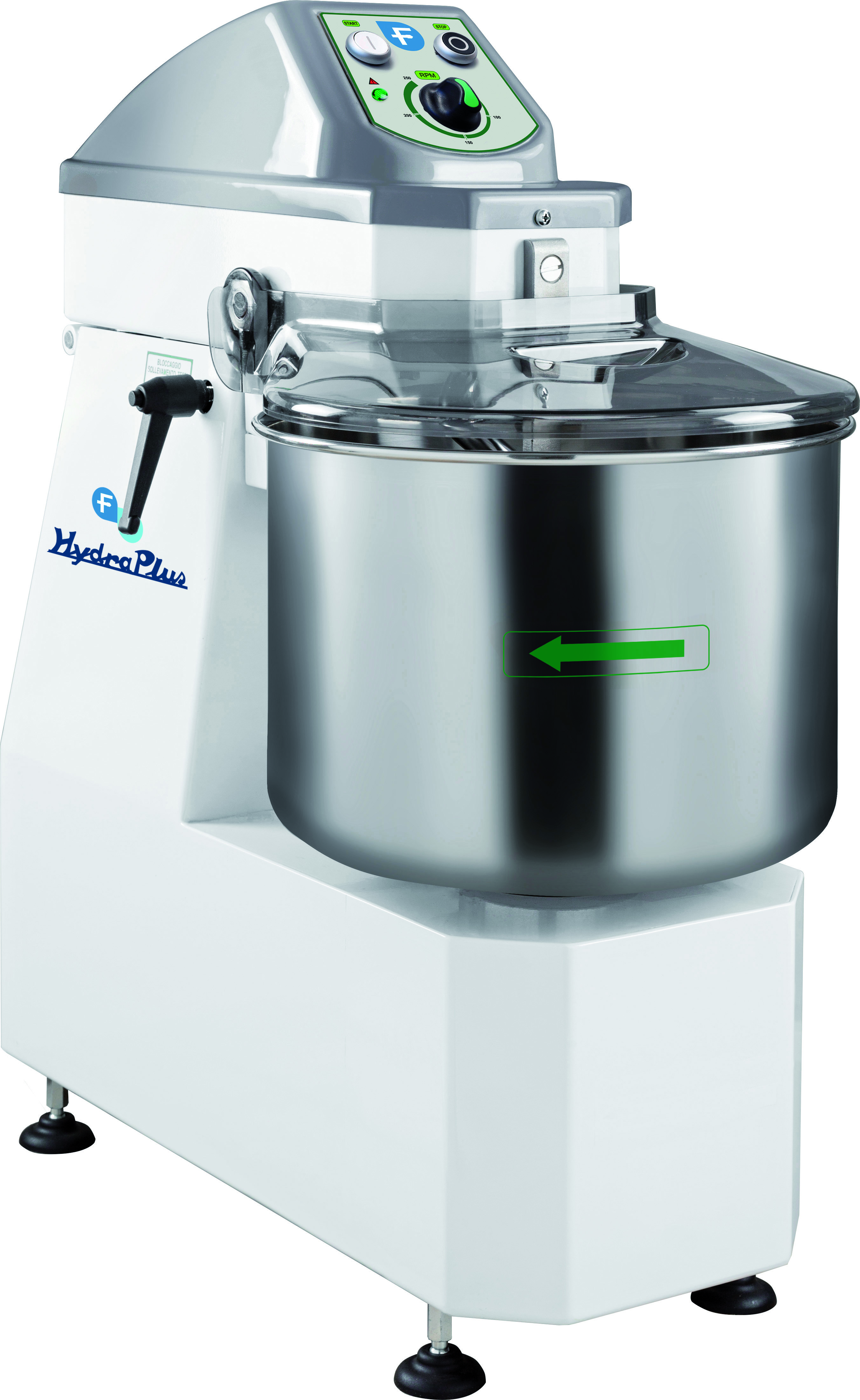 FIMAR Spiralknetmaschine HYD12SBM 12 kg für hohe Hydration, variabler Kopf