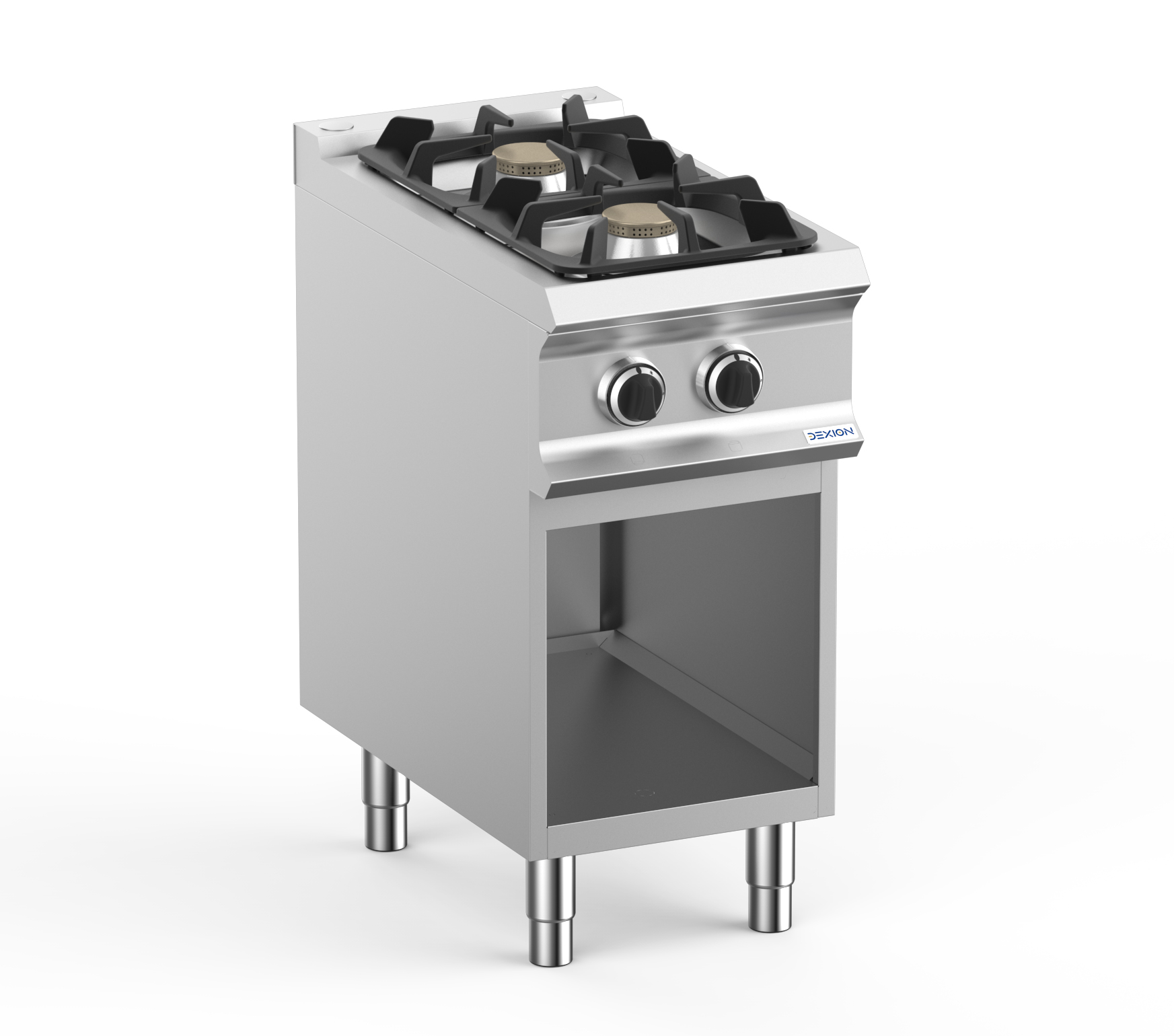 Gasherd Dexion Lux 700 - 40/73 - 2 Kochstellen - 14 kW | Propangas Herd, 2 Kochstellen