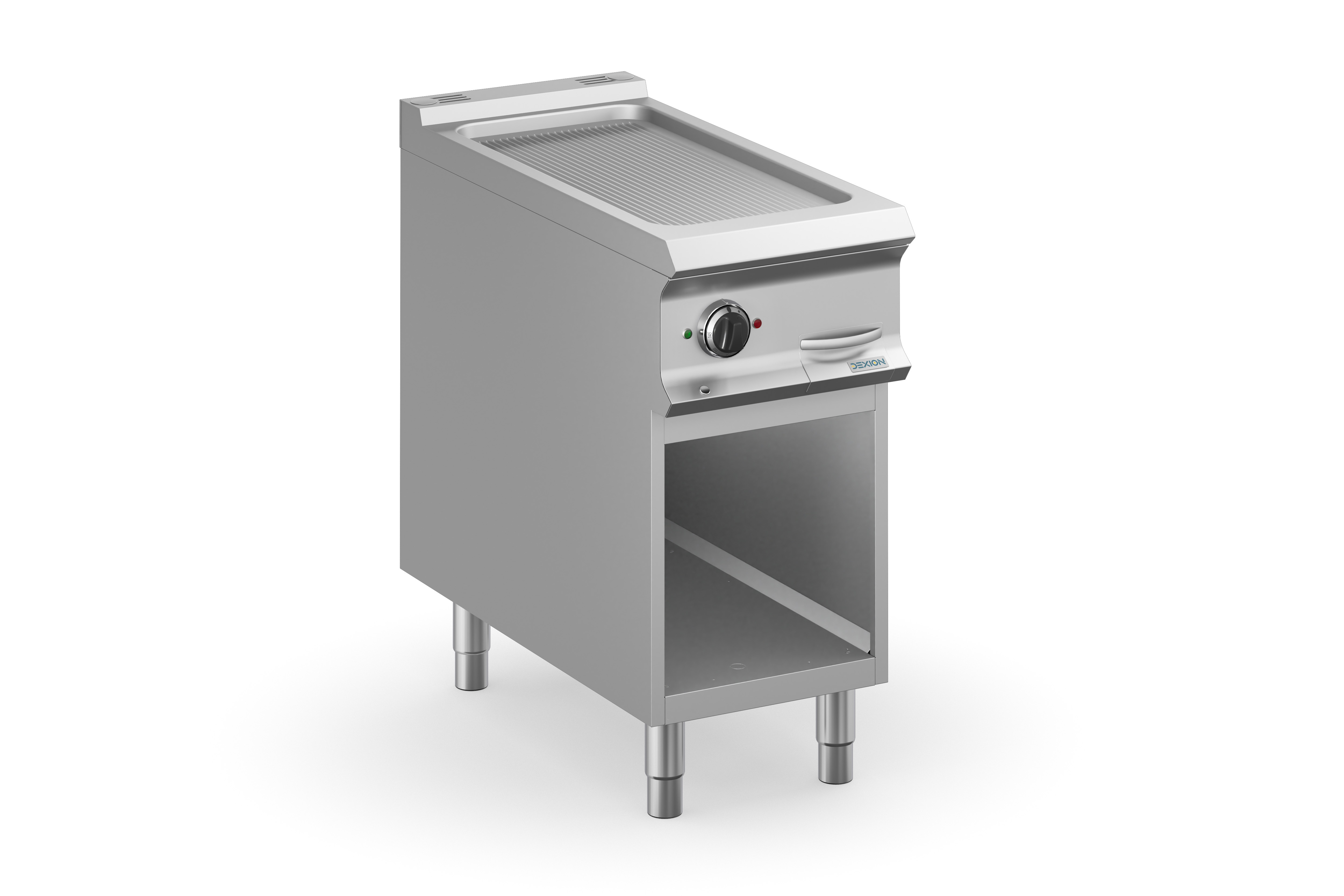 Elektrogrillplatte Dexion Lux 980 - 40/90 - gerillt - 7 kW | Griddleplatte | Plancha Grill | Bratplatte