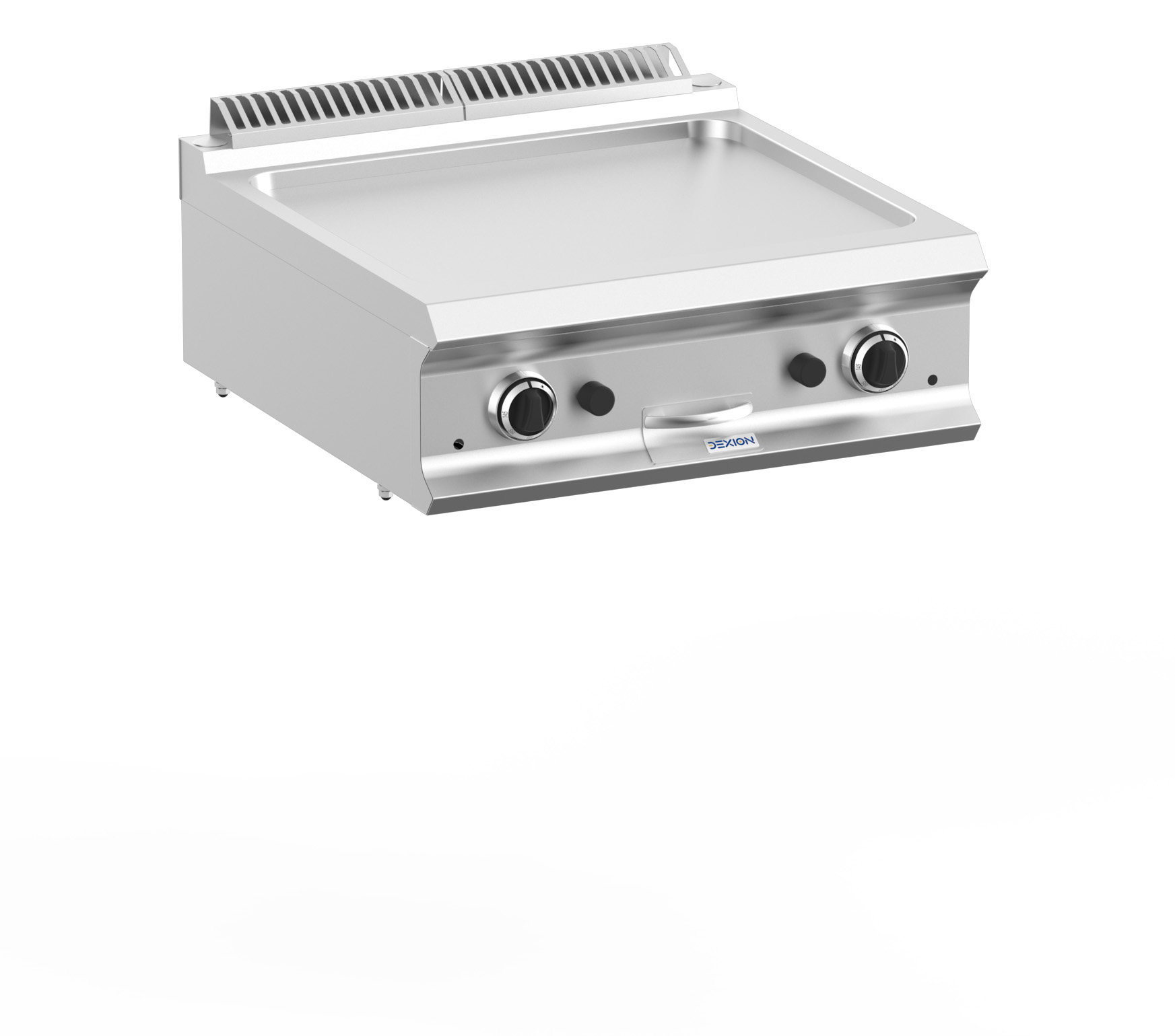 Gasgrillplatte Dexion Lux 700 - 70/73 - glatt - Tischgerät - 14 kW | Griddleplatte | Plancha Grill | Bratplatte