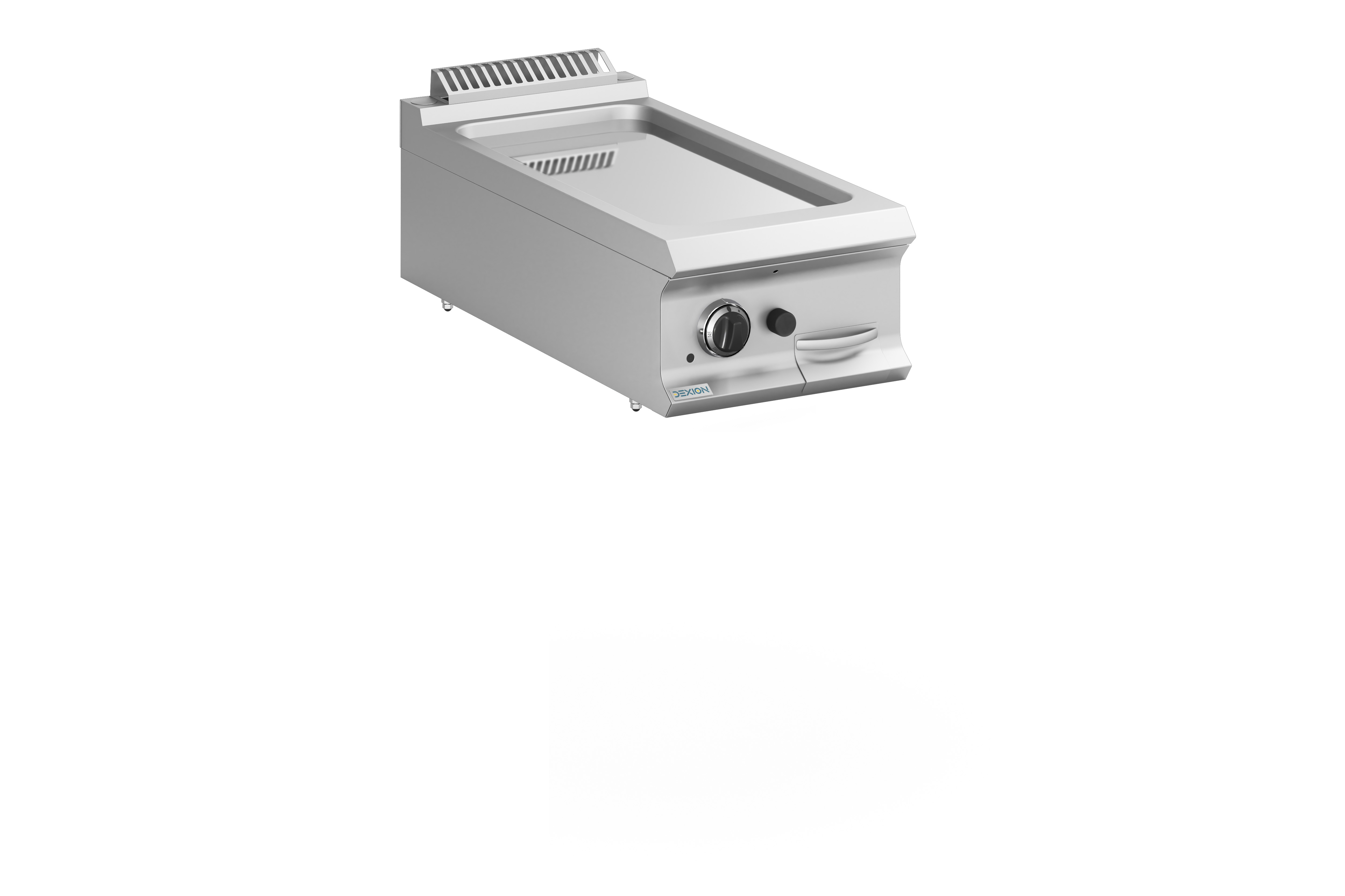 Gas-Grillplatte Dexion Lux 980 - 40/90 - glatt, verchromt - Tischgerät - 9,2 kW | Griddleplatte | Plancha Grill | Bratplatte