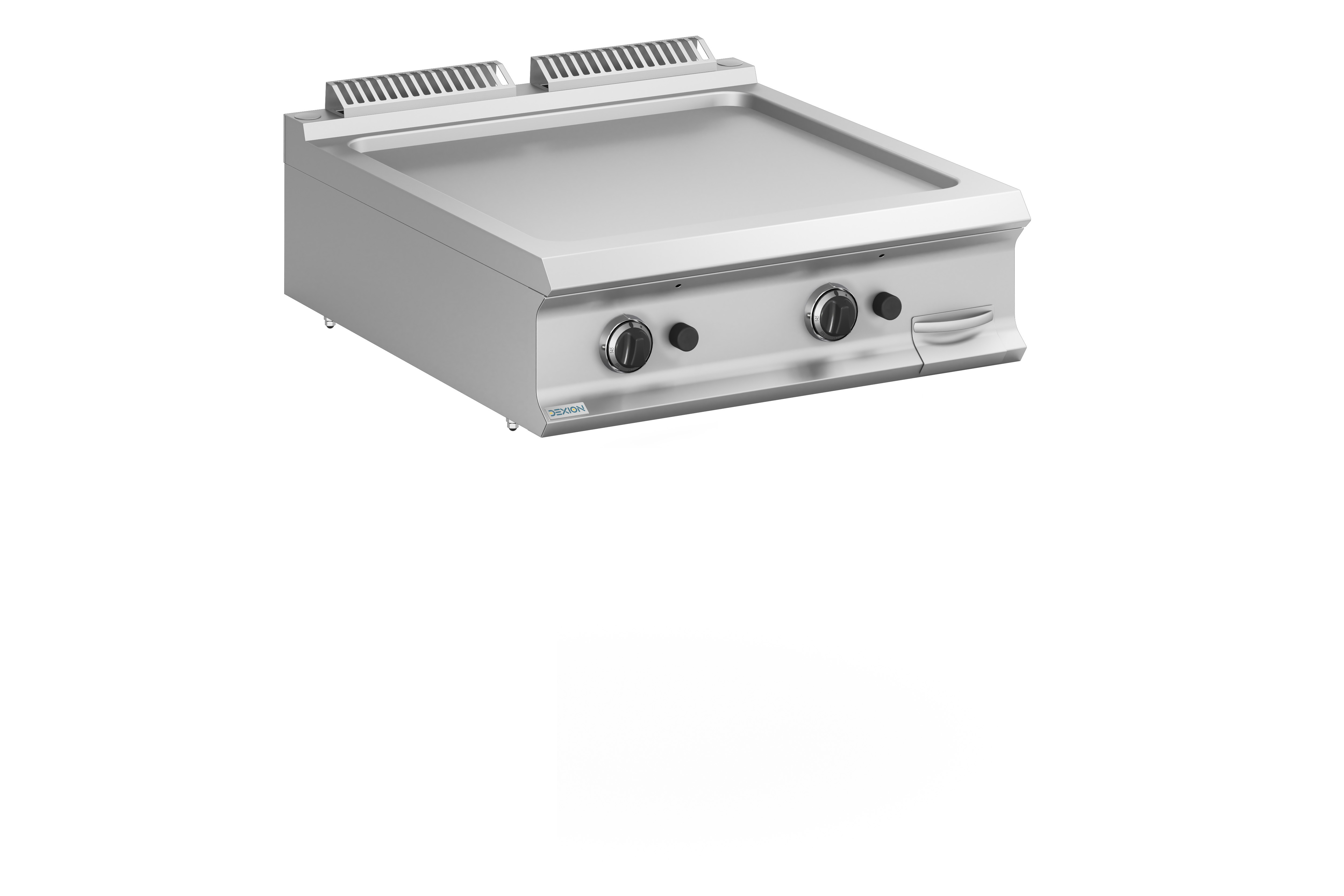 Gas-Grillplatte Dexion Lux 980 - 80/90 - glatt - Tischgerät - 18,4 kW | Griddleplatte | Plancha Grill | Bratplatte