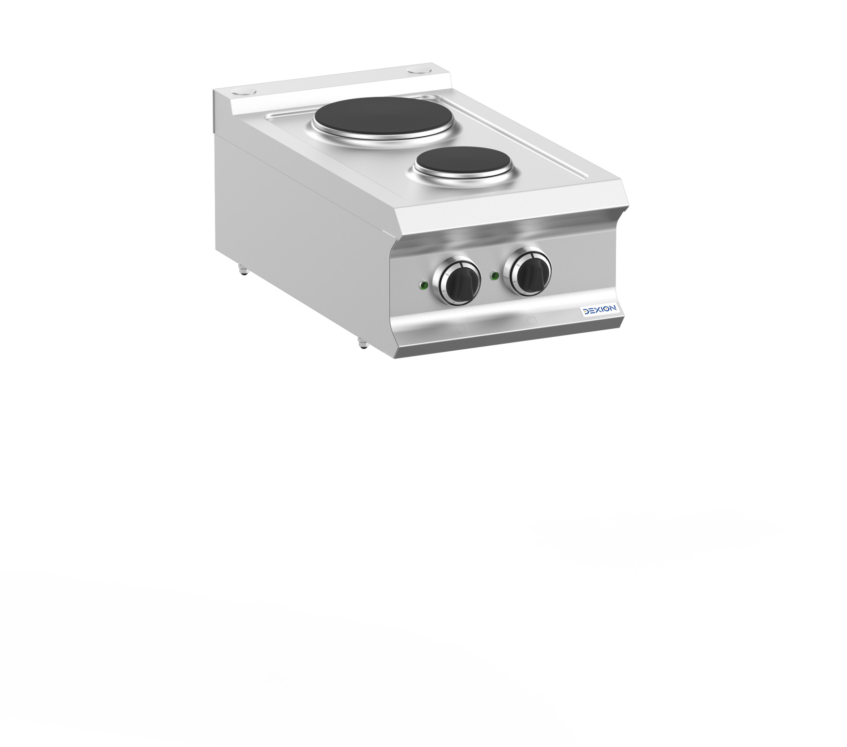 Elektroherd Dexion Lux 700 - 40/73 - Tischgerät - 2 runde Kochflächen - 4,1 kW